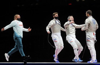 Olimpiai bronzérmes a magyar férfi kardcsapat