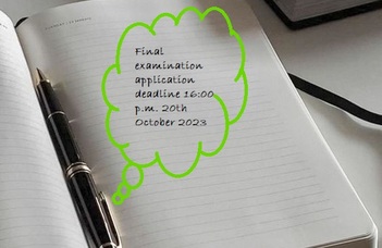 Final examination application 2023/24/1