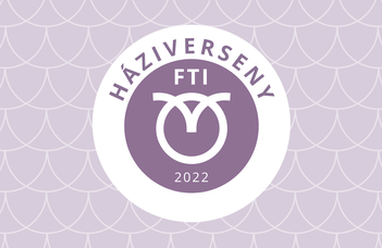 2022. évi háziverseny az FTI-ben