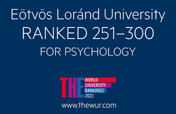ELTE PPK's psychology training is among the top 300 in the world