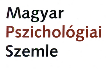 Visszatekintés a Magyar Pszichológiai Szemlében