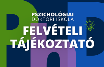 Tájékoztatás a Doktori Iskola programjáról, a felvételi eljárásról és a kutatási lehetőségekről.