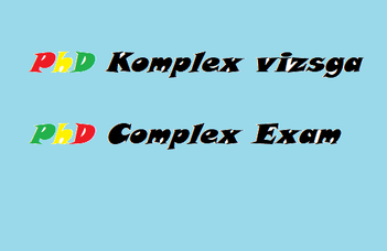Application for the complex (comprehensive) examination – 2022/23/2 term