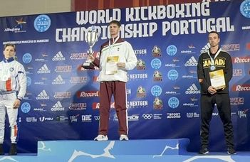 Bálint Martin kétszeres kick-box világbajnok