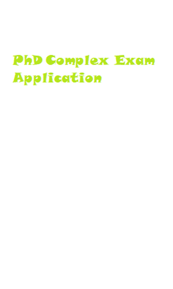 PPK - Application for the complex (comprehensive) examination – 2021/22/1 term