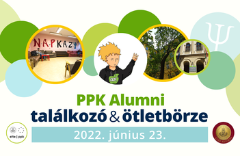 A PPK-n végeztél? Szívesen találkoznál volt szaktársaiddal, évfolyamtársaiddal és volt oktatóiddal?