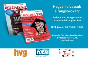 Szakmai nap a CEU Határtalan Tudás oktatási rendezvénysorozata keretében.